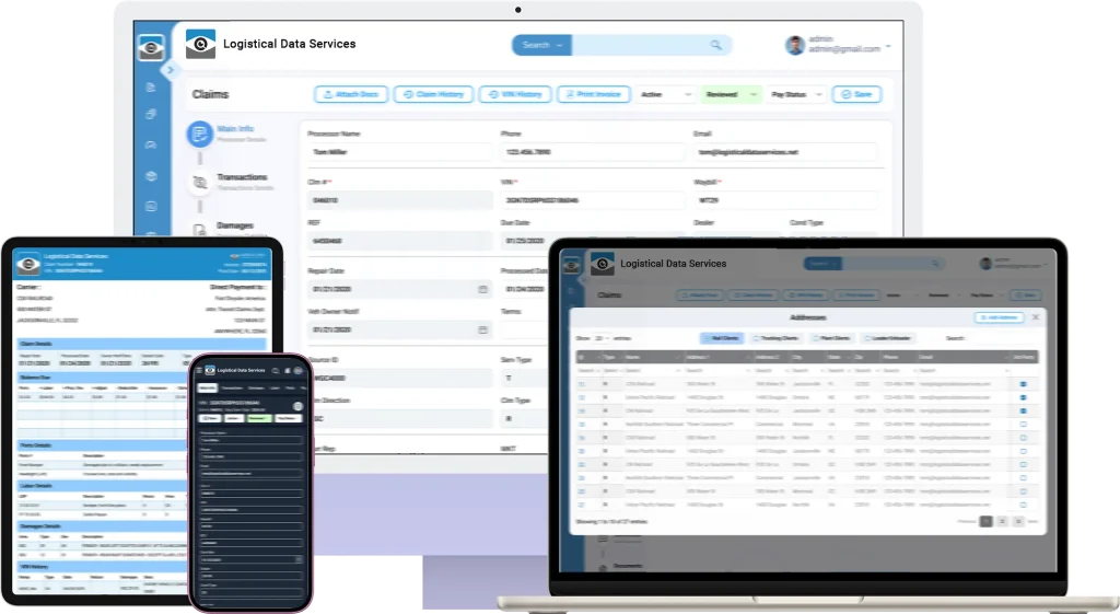 Claims Processing for Logistics
