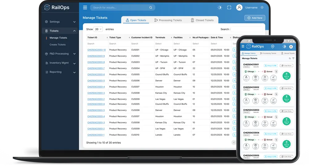 Package Recovery & Ticketing System