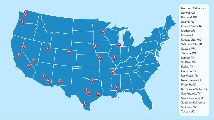 LDS Intermodal Locations