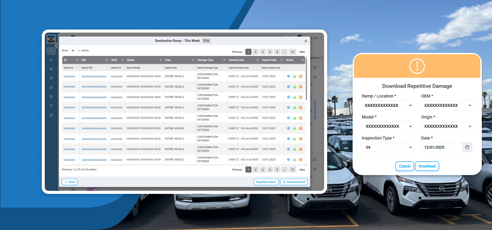 Repetitive Damage Reporting